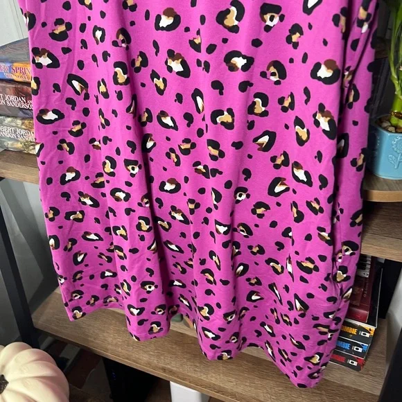Pink Leopard Print Dress - Picture 2 of 5